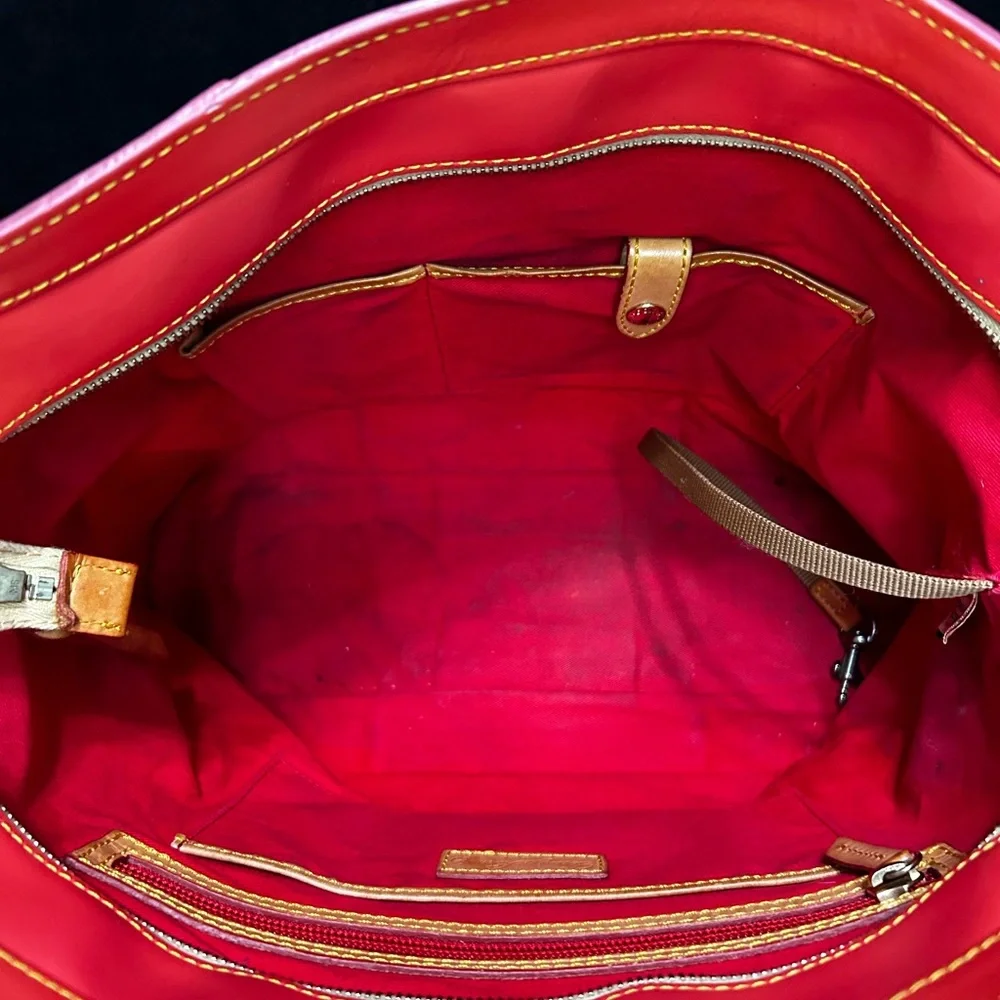 Dooney & Bourke Rehab Orange Bag Approx. 16x 10x 6 - Picture 10 of 10
